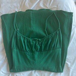 Chic Green Mini Dress